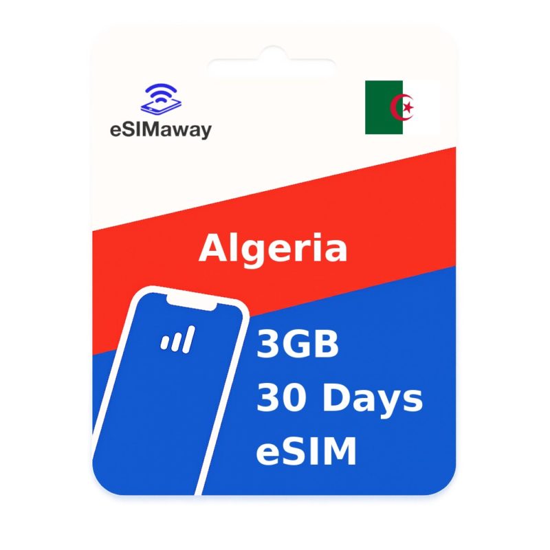Algeria eSIM 3GB 30 Days