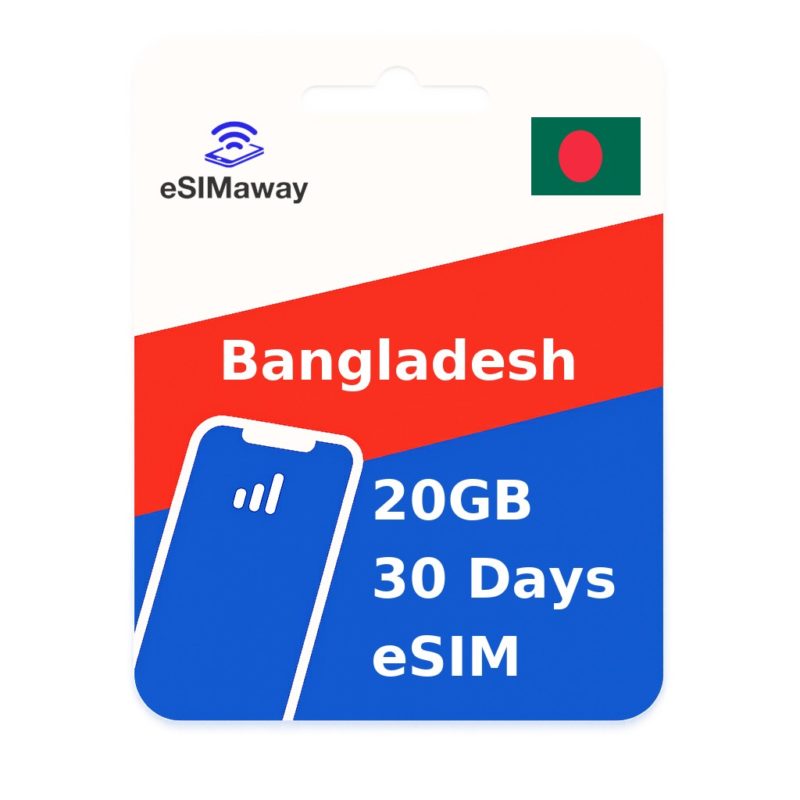 Bangladesh eSIM 20GB 30 Days