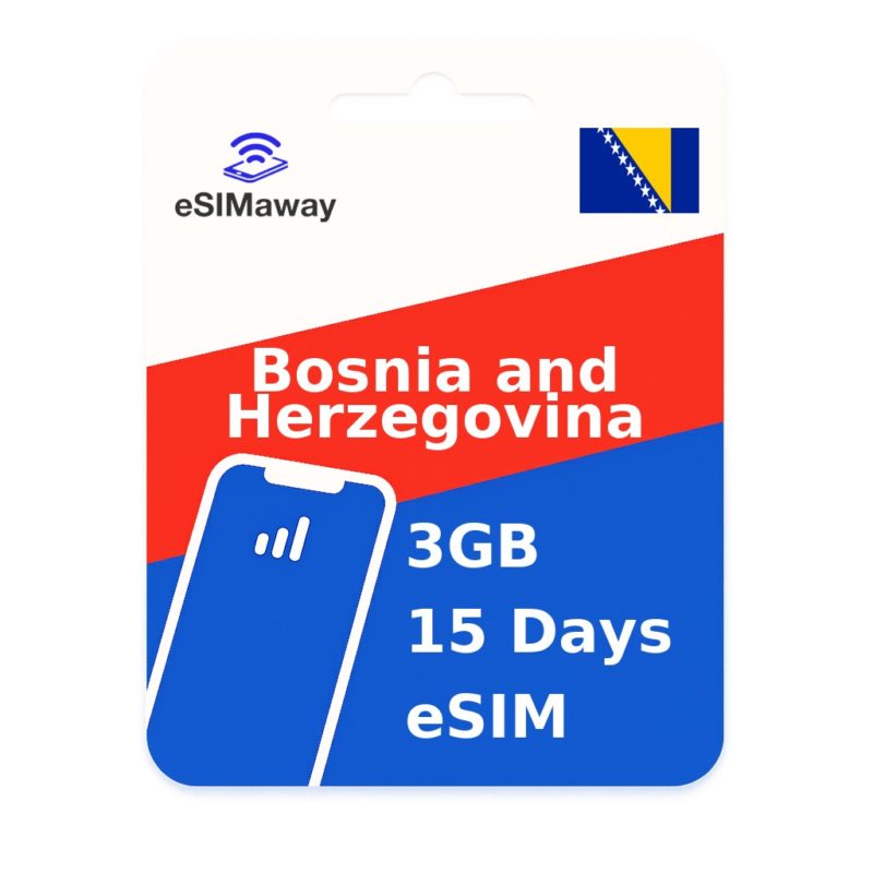Bosnia and Herzegovina eSIM 3GB 15 Days