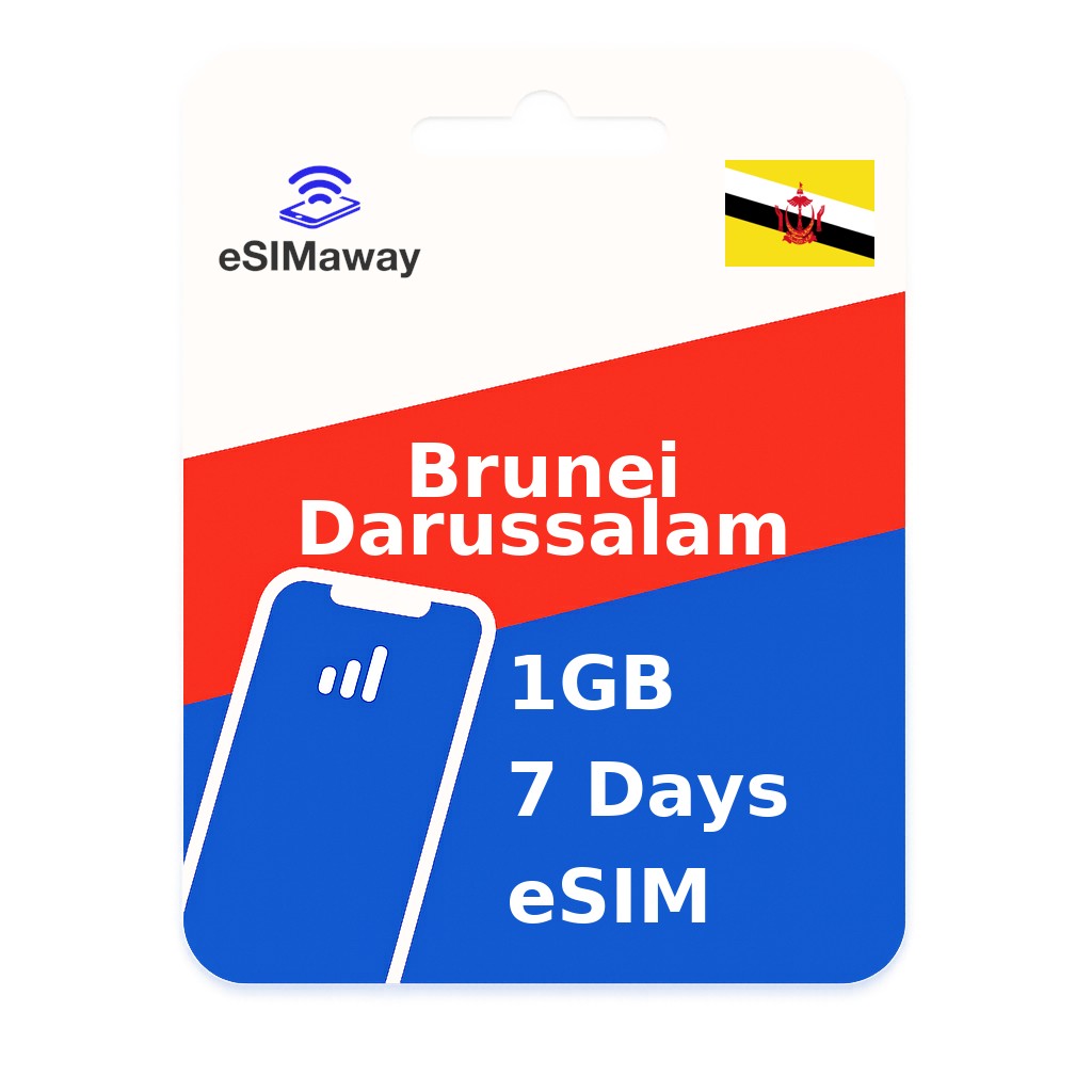 Brunei Darussalam eSIM 1GB 7 Days