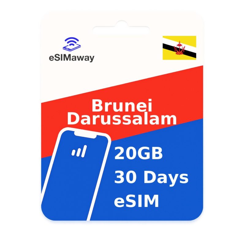 Brunei Darussalam eSIM 20GB 30 Days