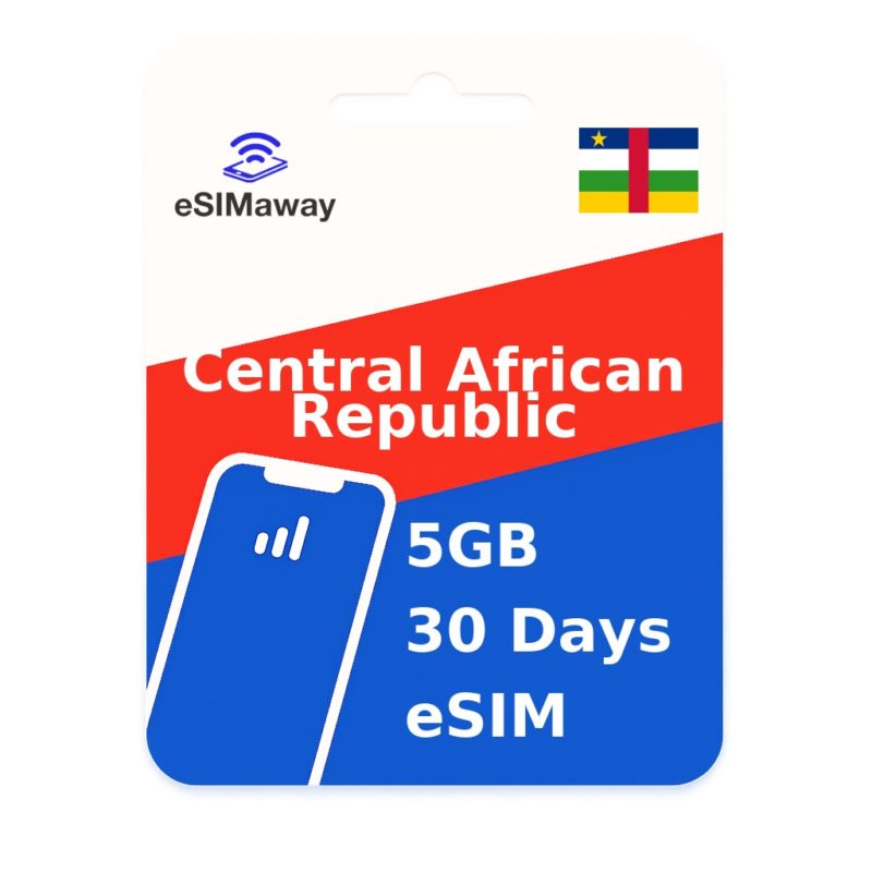 Central African Republic eSIM 5GB 30 Days