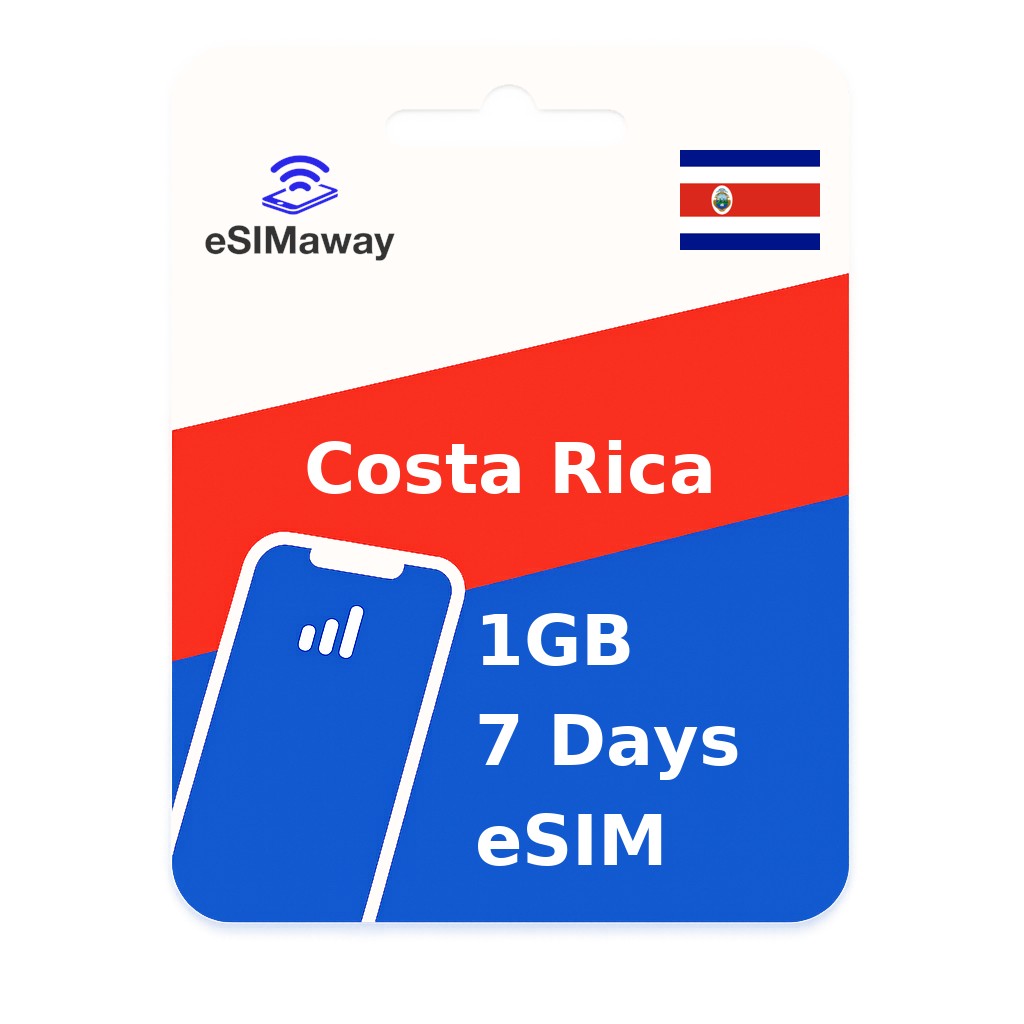 Costa Rica eSIM 1GB 7 Days