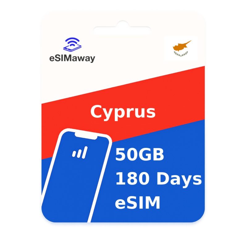 Cyprus eSIM 50GB 180 Days