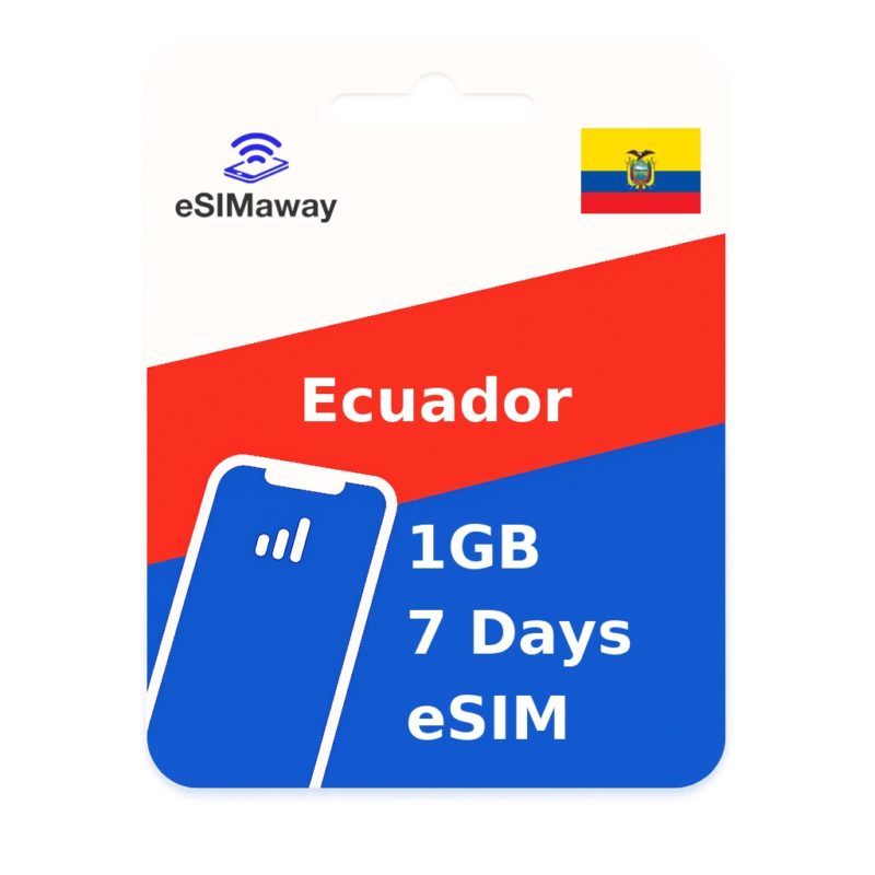 Ecuador eSIM 1GB 7 Days