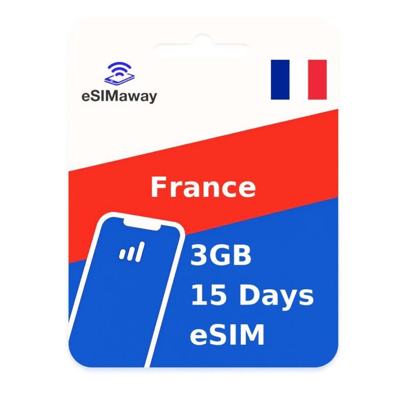 France eSIM 3GB 15 Days