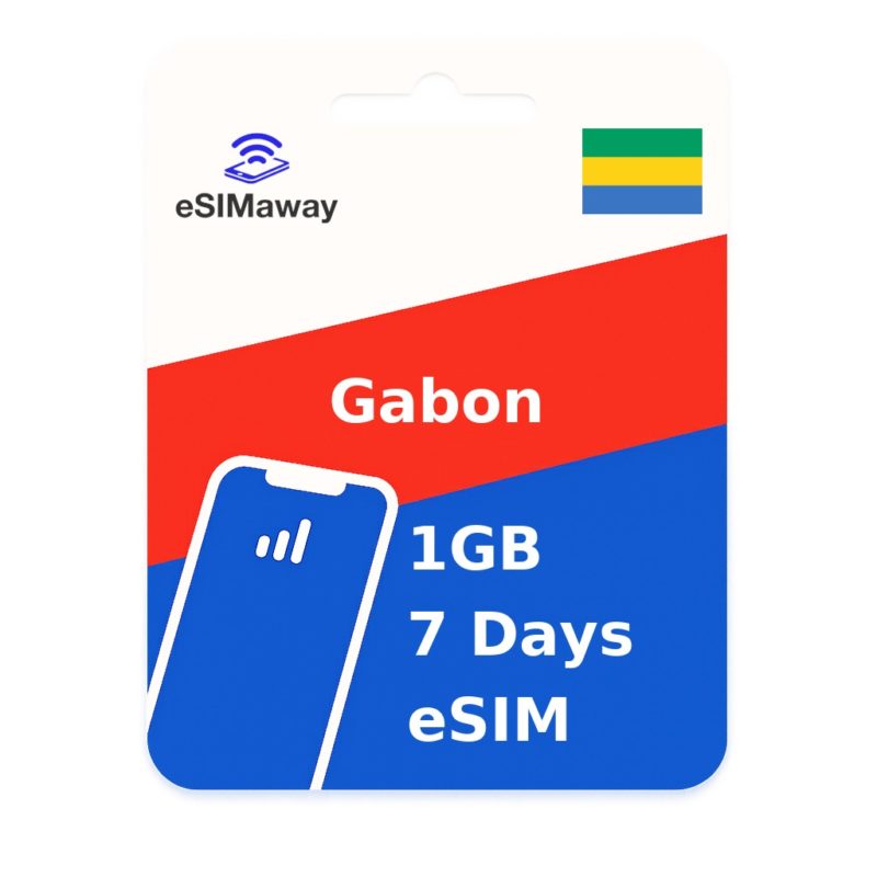 Gabon eSIM 1GB 7 Days
