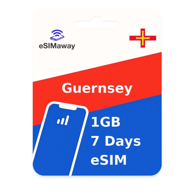 Guernsey eSIM 1GB 7 Days