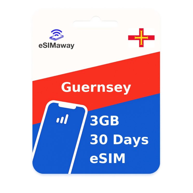 Guernsey eSIM 3GB 30 Days