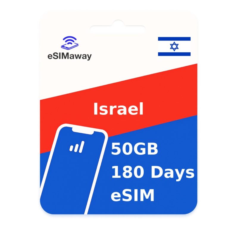 Israel eSIM 50GB 180 Days