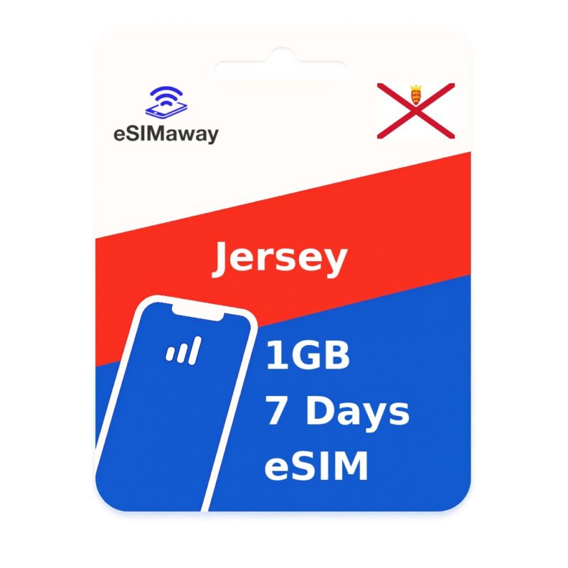 Jersey eSIM 1GB 7 Days