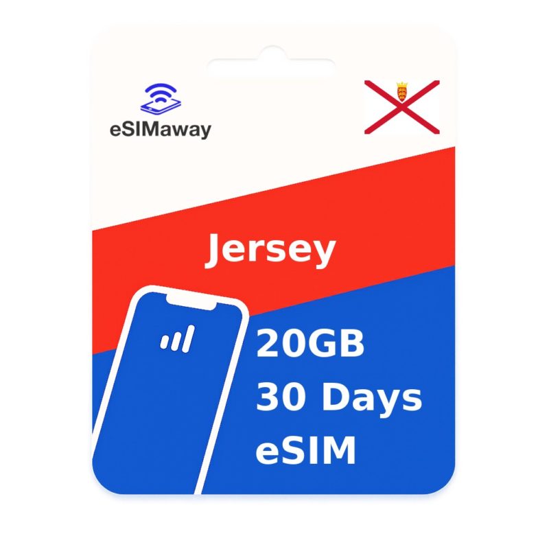 Jersey eSIM 20GB 30 Days