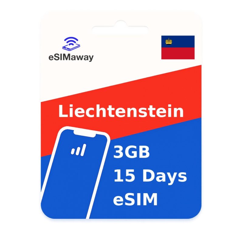 Liechtenstein eSIM 3GB 15 Days