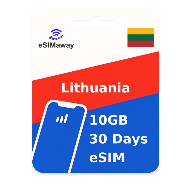 Lithuania eSIM 10GB 30 Days