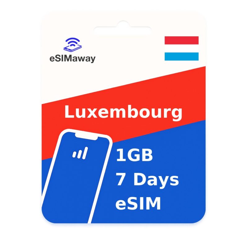 Luxembourg eSIM 1GB 7 Days