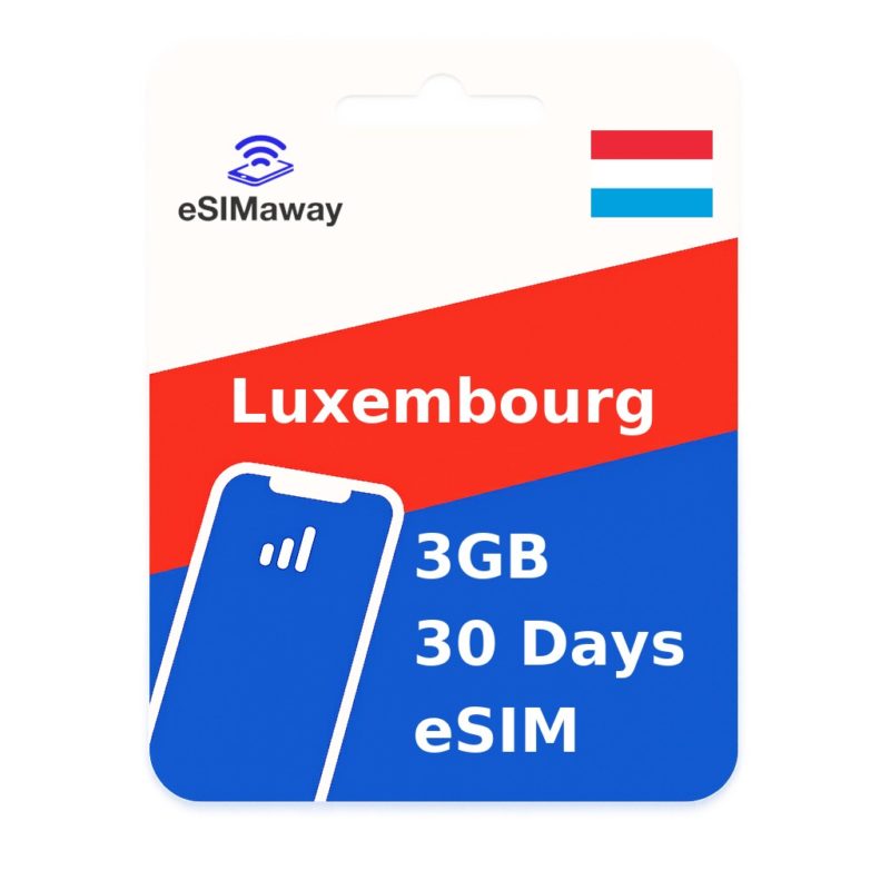 Luxembourg eSIM 3GB 30 Days