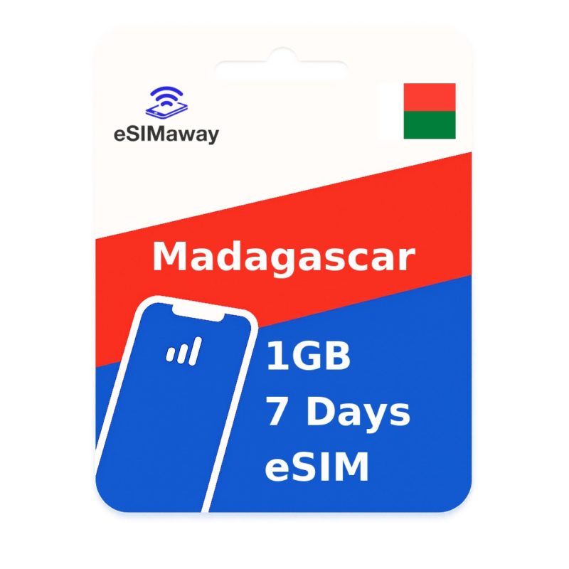 Madagascar eSIM 1GB 7 Days