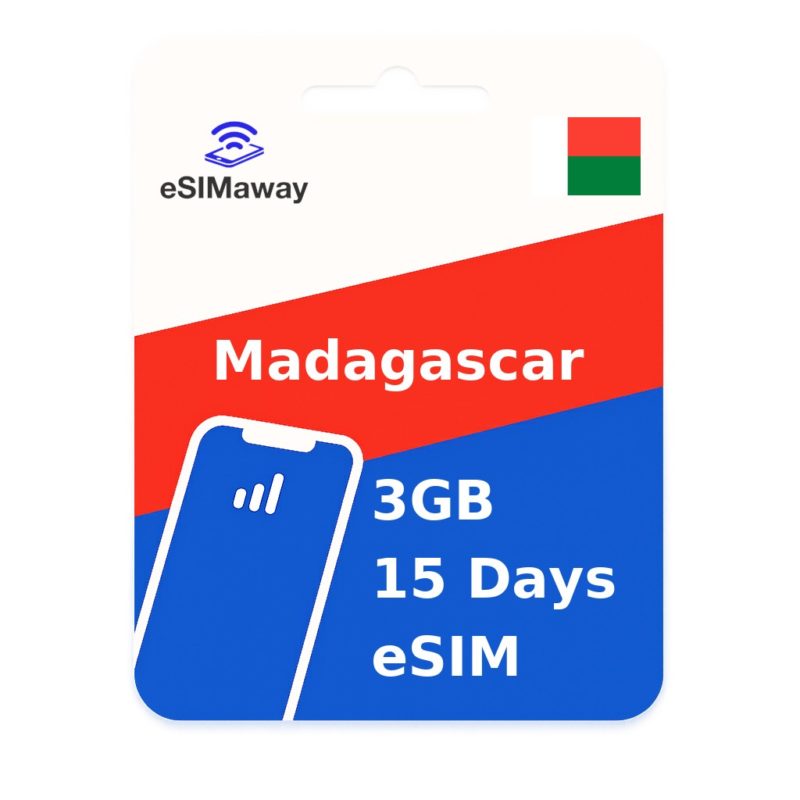 Madagascar eSIM 3GB 15 Days