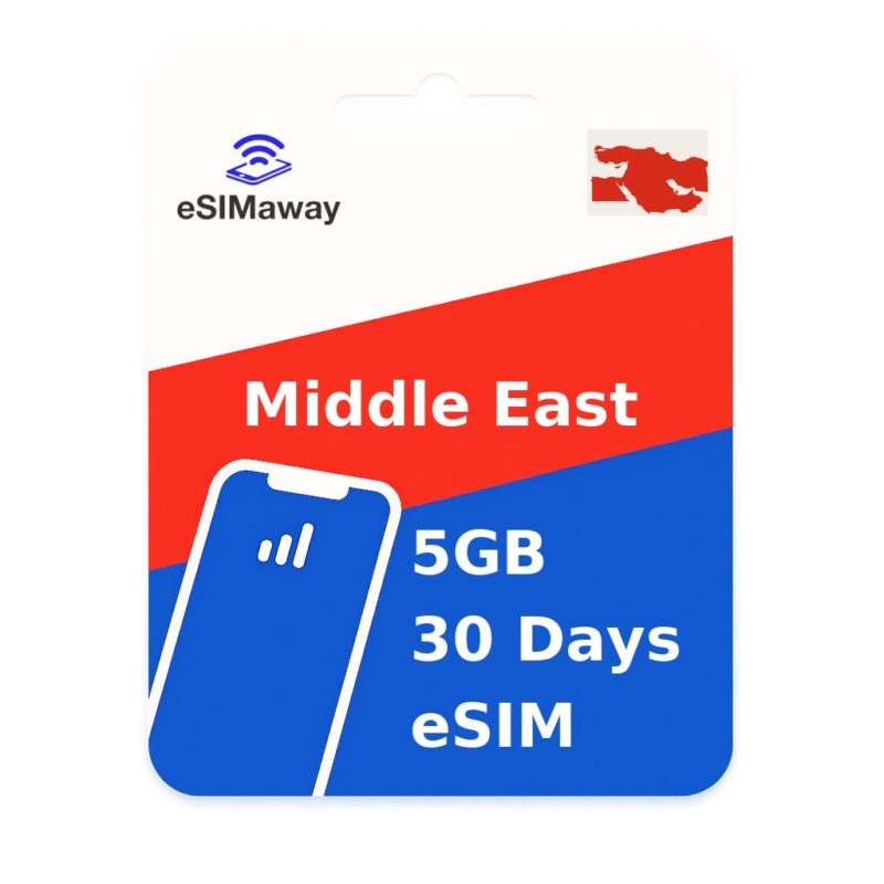 Middle East eSIM 5GB 30 Days