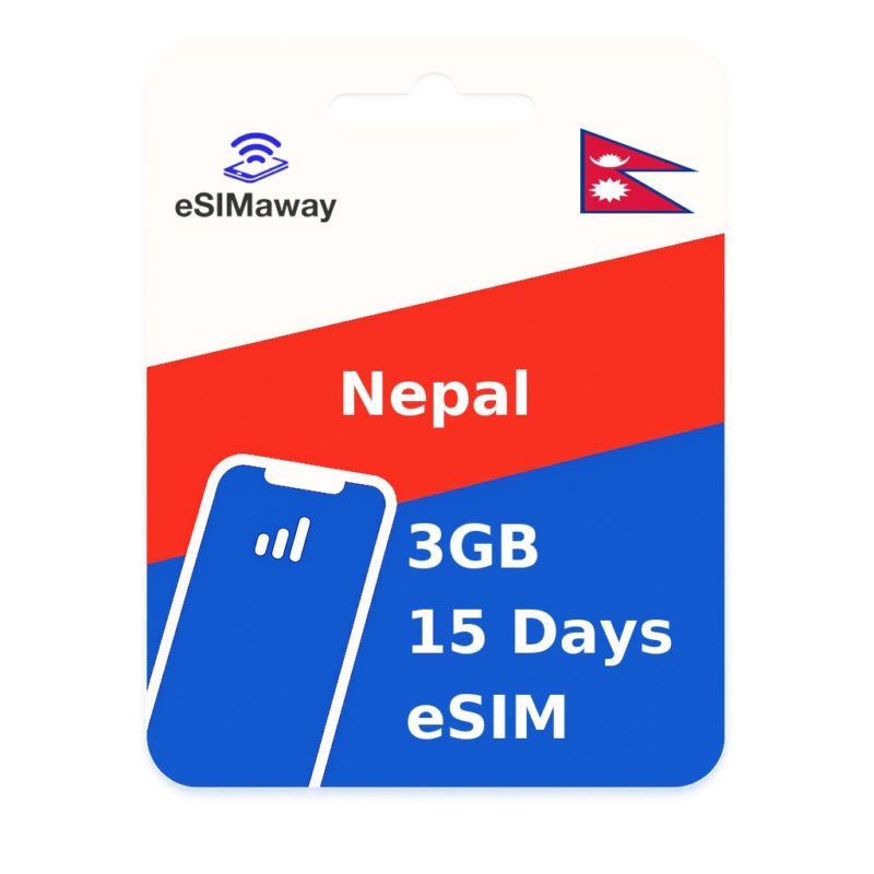 Nepal eSIM 3GB 15 Days