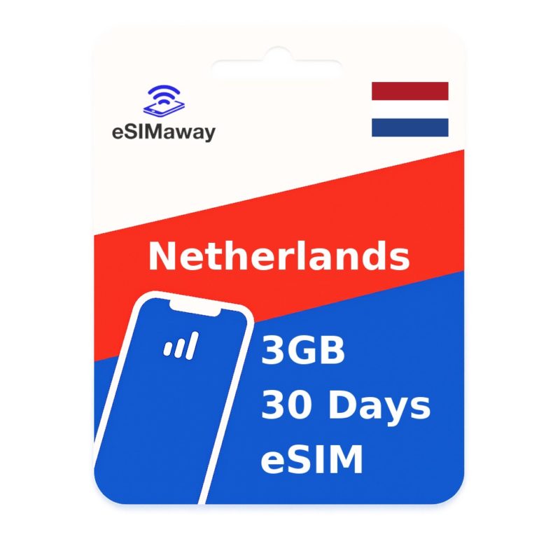 Netherlands eSIM 3GB 30 Days