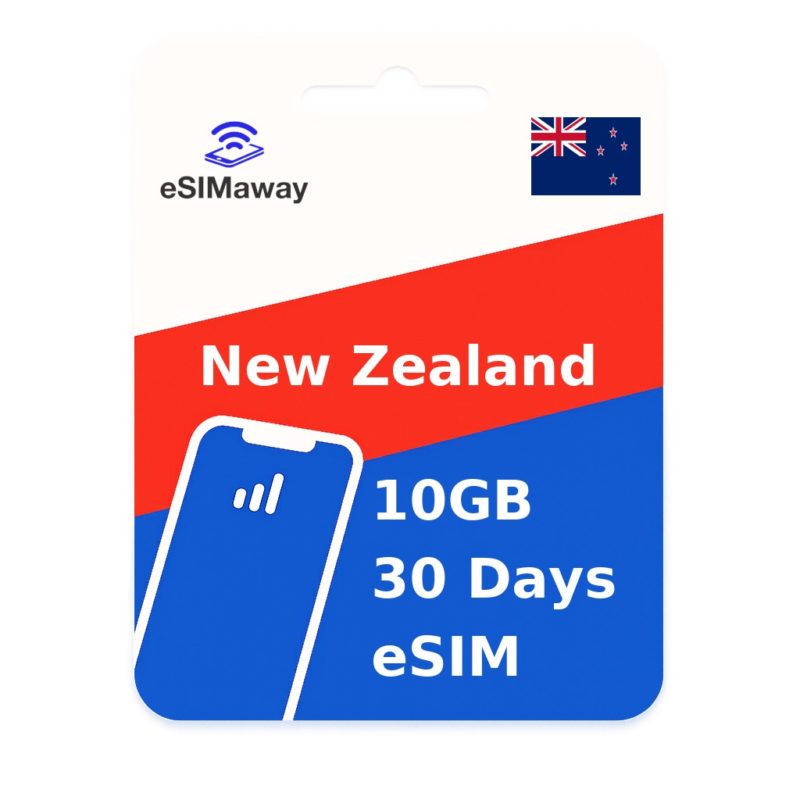 New Zealand eSIM 10GB 30 Days