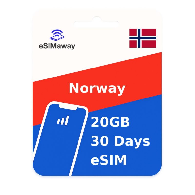 Norway eSIM 20GB 30 Days