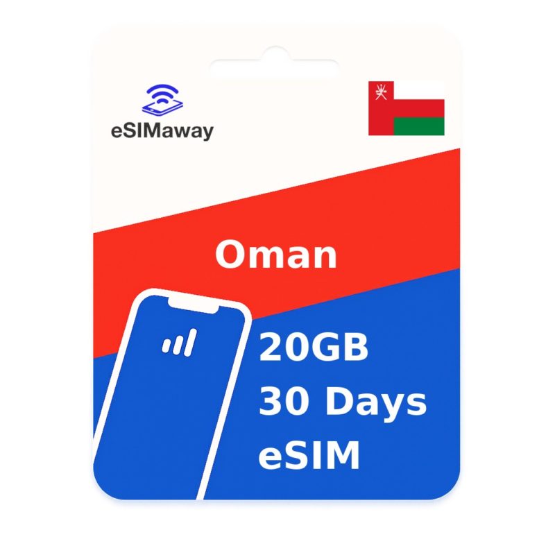Oman eSIM 20GB 30 Days