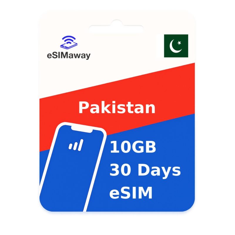 Pakistan eSIM 10GB 30 Days
