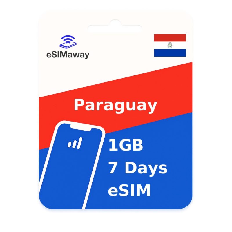 Paraguay eSIM 1GB 7 Days