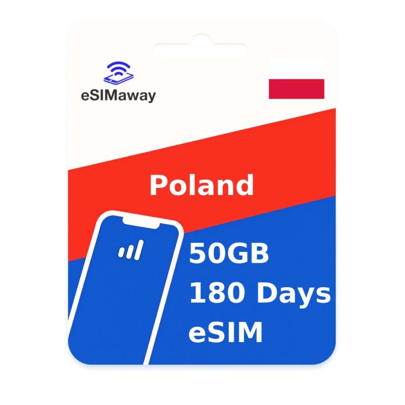 Poland eSIM 50GB 180 Days