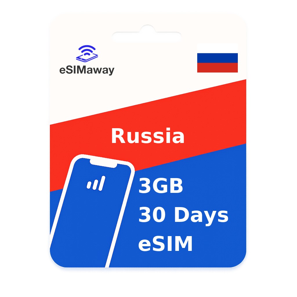 Russia eSIM 3GB 30 Days
