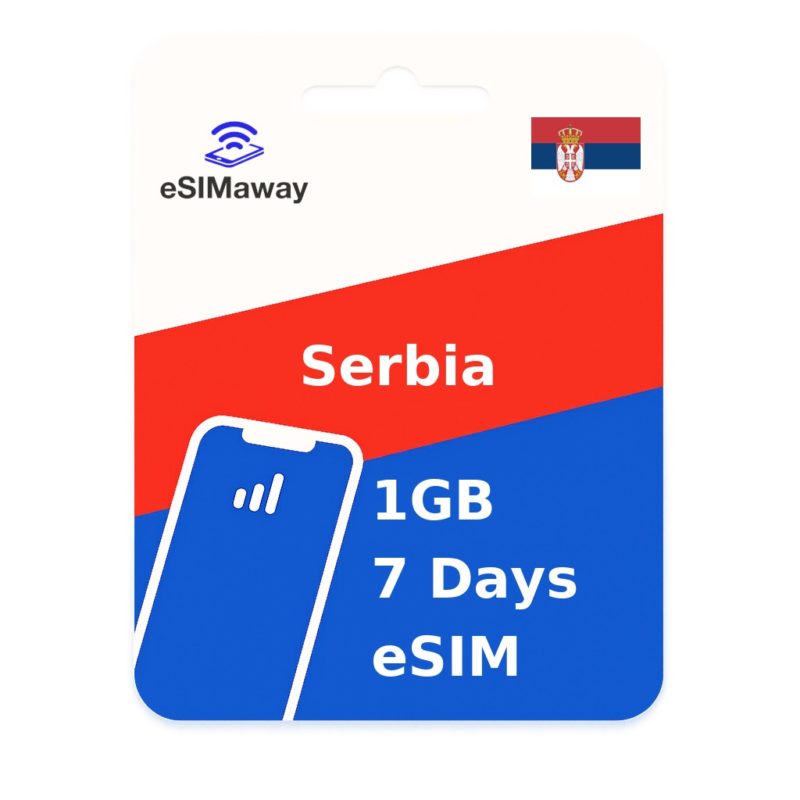 Serbia eSIM 1GB 7 Days