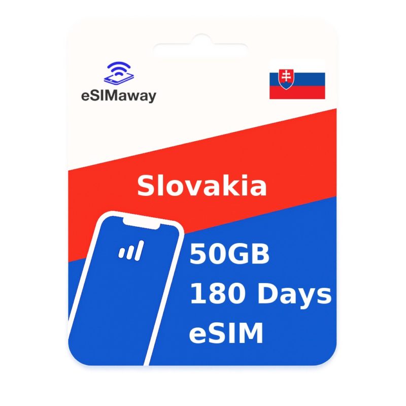 Slovakia eSIM 50GB 180 Days