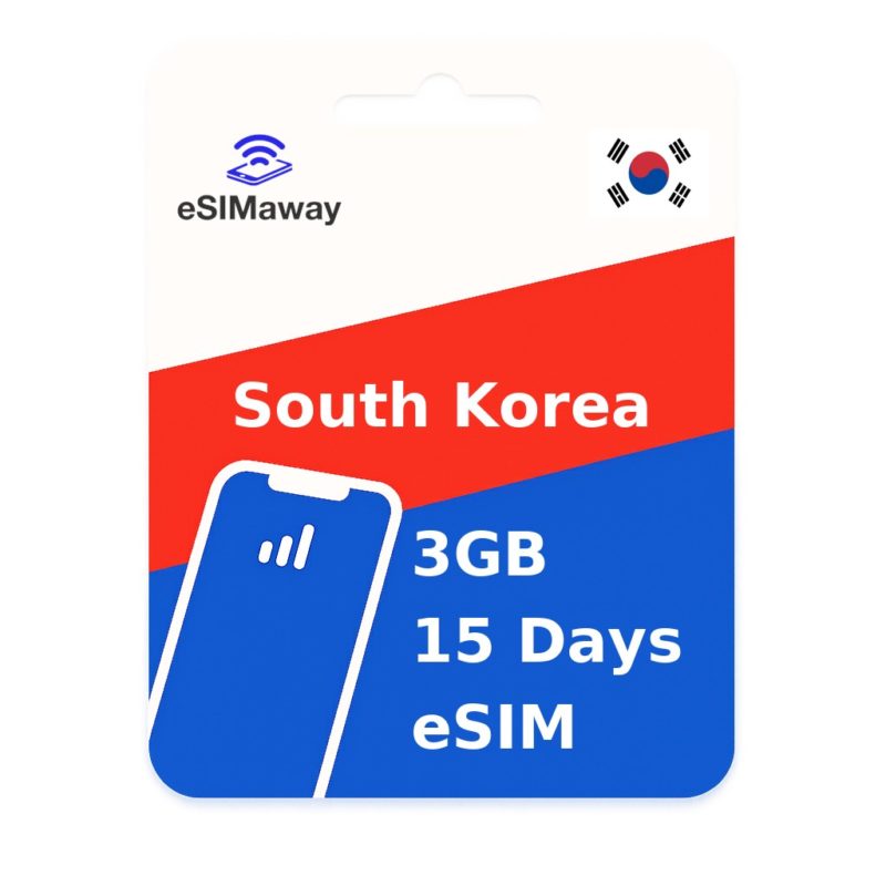 South Korea eSIM 3GB 15 Days