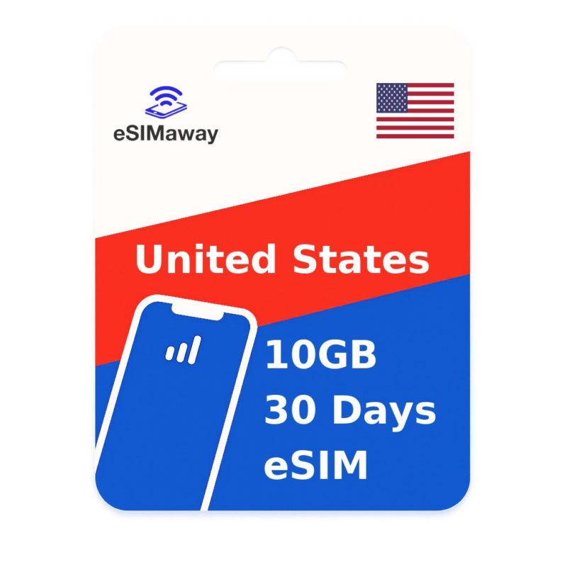 United States eSIM 10GB 30 Days