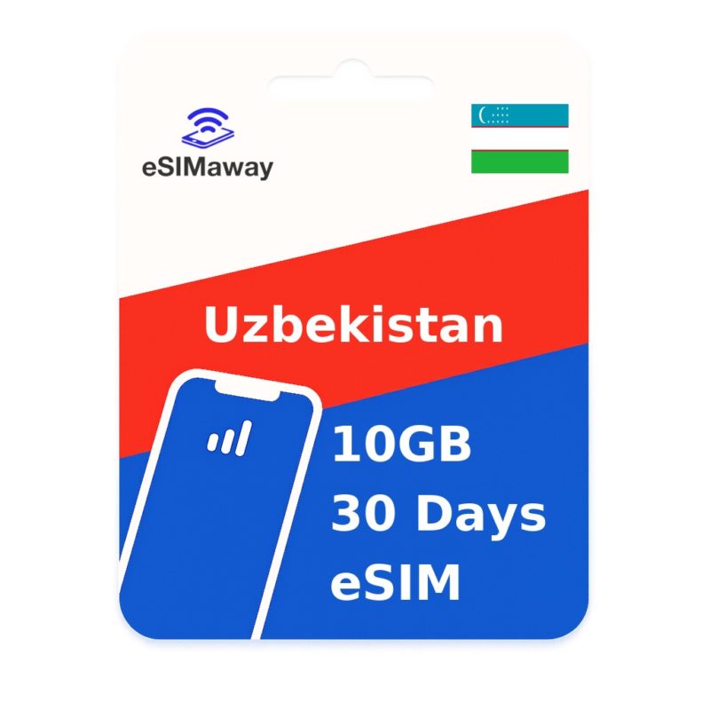 Uzbekistan eSIM 10GB 30 Days