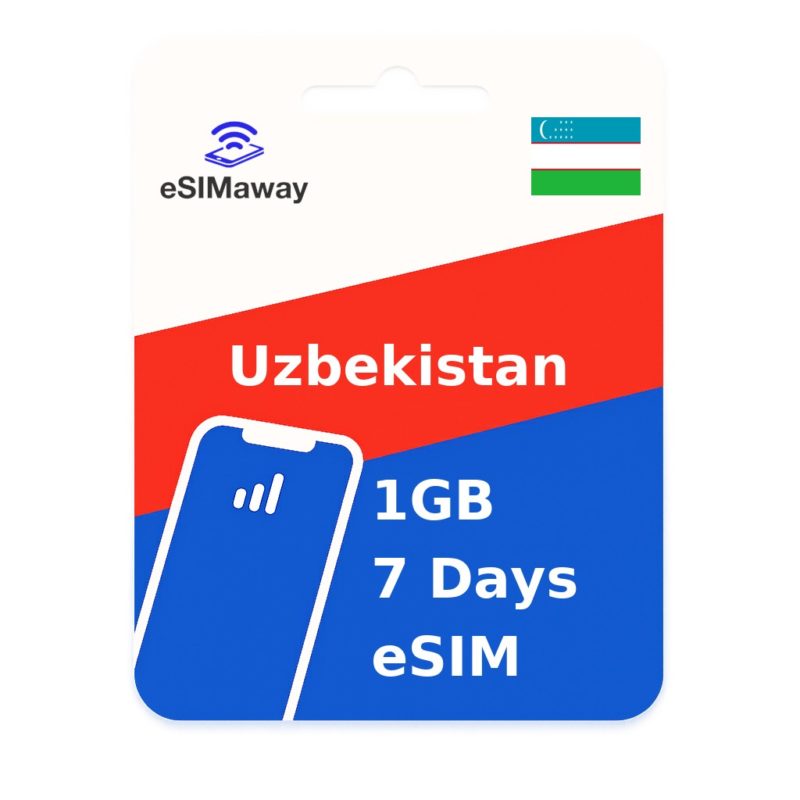Uzbekistan eSIM 1GB 7 Days